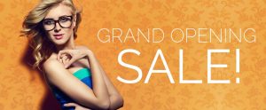 Eyes on Brickell: Grand opening Sale Banner