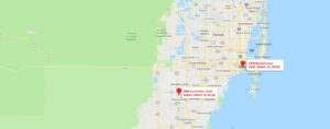 Eyes on Brickell: location map
