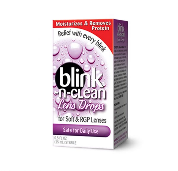 Eyes on Brickell : Moisturizes & Remove Protein Relief with every blink -Blink - n- clean lens Drops for Soft & RGP Lenses
