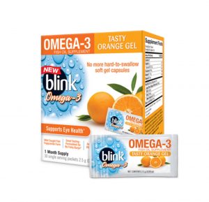 Eyes On Brickell Omega-3 Fish oil supplement tasty orange gel