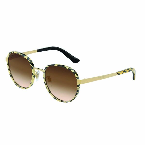 Eyes on Brickell: Dolce & Gabbana - 0DG2227J Leo Glitter Gold/Gold