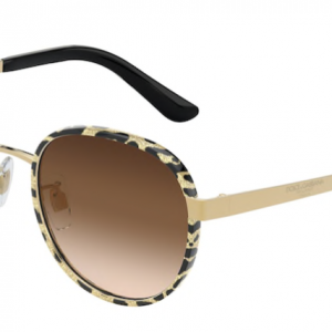 Eyes on Brickell: Dolce & Gabbana - 0DG2227J Leo Glitter Gold/Gold