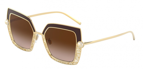 Eyes on Brickell: Dolce & Gabbana - 0DG2251H Gold/Brown