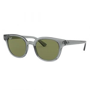 Eyes on Brickell: Rayban - RB4324 Transparent Grey and Light Green Sunglasses