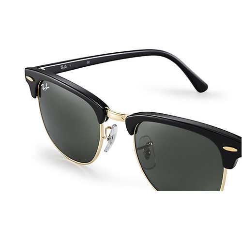 Eyes on Brickell: RB3016 UNISEX 018 Clubmaster Classic-Black Sunglasses