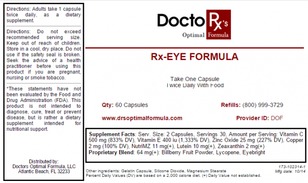 Eyes on Brickell : Doctor RX Eye Formula