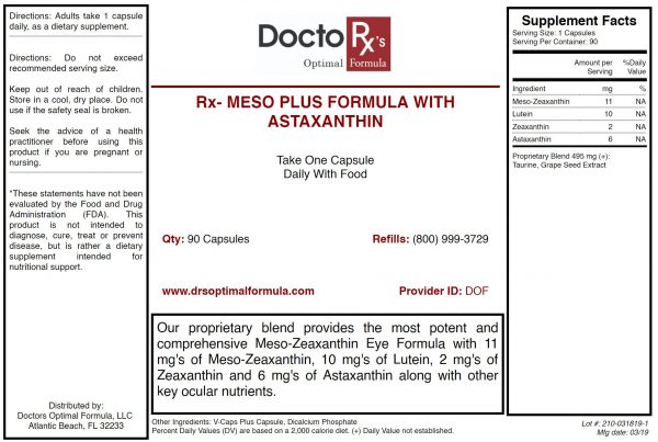 Eyes on Brickell: Doctor RX Meso Plus Formula