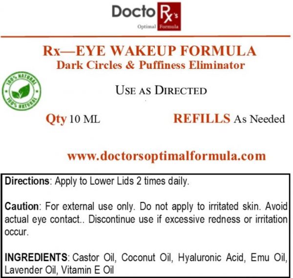 Eyes on Brickell : Doctor RX Eye wake Up Formula